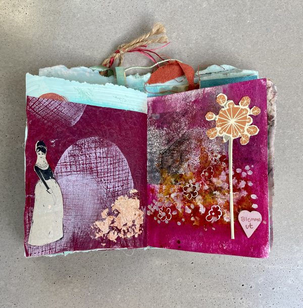 Art journal / Konstdagbok Retro feeling - Bild 5
