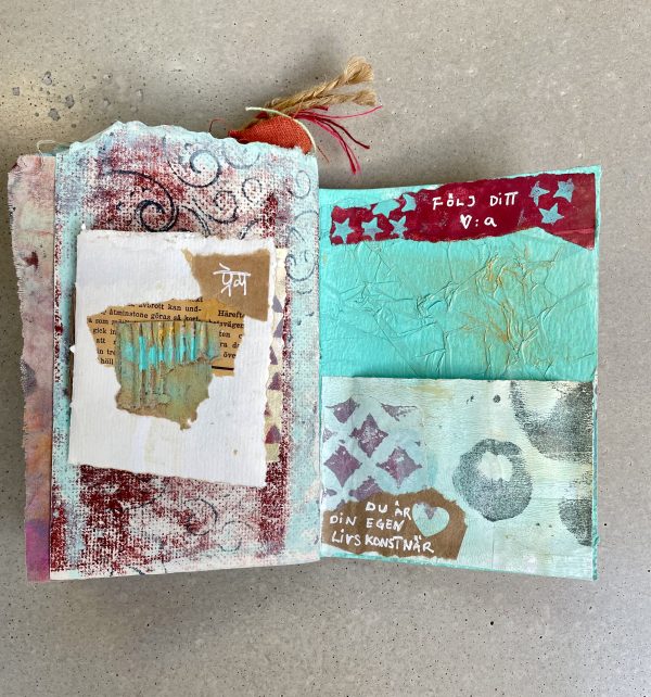 Art journal / Konstdagbok Retro feeling - Bild 7