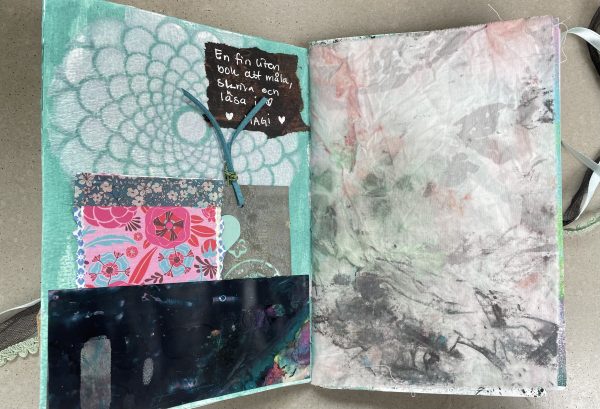 Art journal / konstdagbok Be free - Bild 2