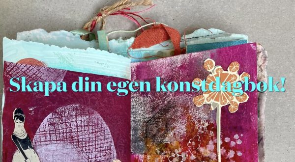 Webbkurs Art journaling / konstdagbok - Bild 4