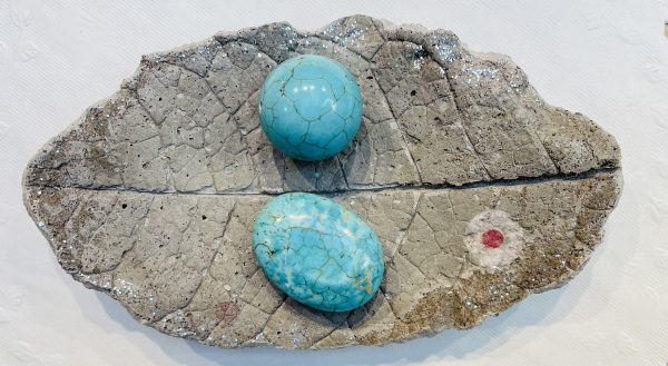 Turkos sten oval - Bild 3