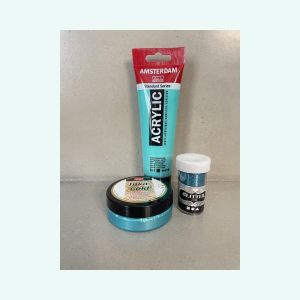 Turkos favorit färg & glitter
