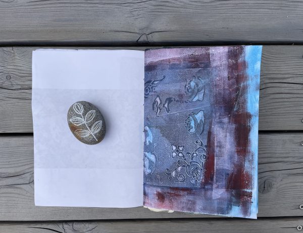 Art journal/konstdagbok The blue one - Bild 4