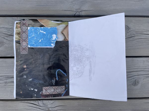 Art journal/konstdagbok The blue one - Bild 10