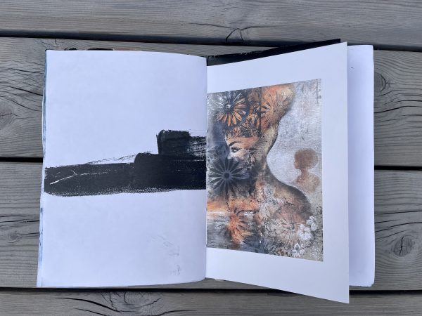 Art journal/konstdagbok The blue one - Bild 8