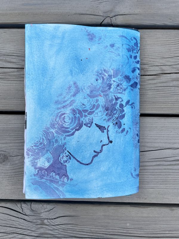 Art journal/konstdagbok The blue one - Bild 17
