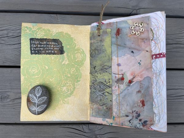 Art journal/konstdagbok A creative journey - Bild 2
