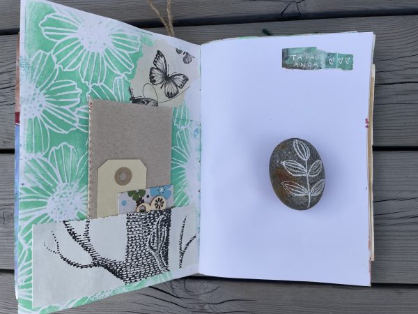 Art journal/konstdagbok A creative journey - Bild 4