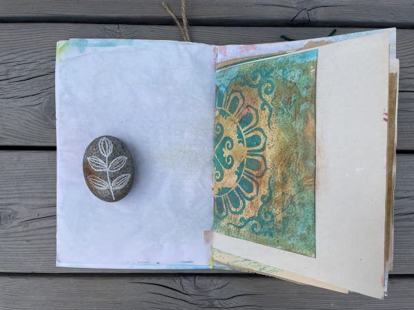 Art journal/konstdagbok A creative journey - Bild 5