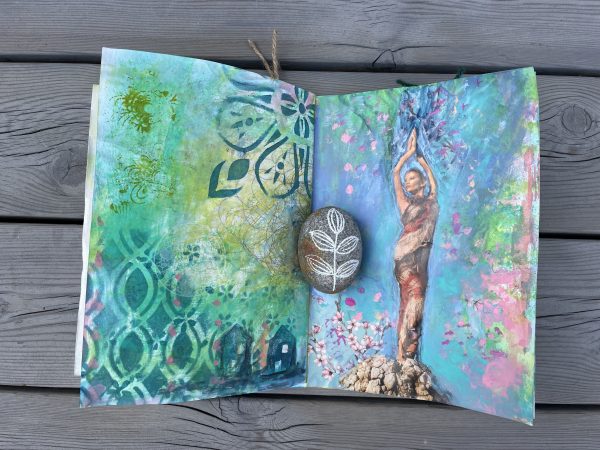 Art journal/konstdagbok A creative journey - Bild 9
