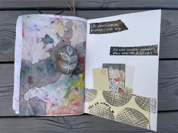 Art journal/konstdagbok A creative journey - Bild 13