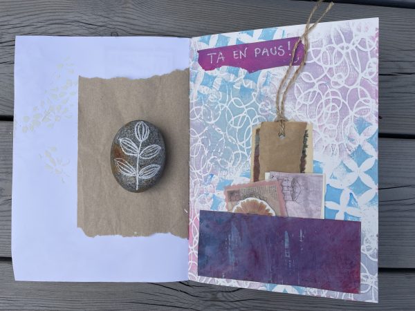 Art journal/konstdagbok A lovely day - Bild 4