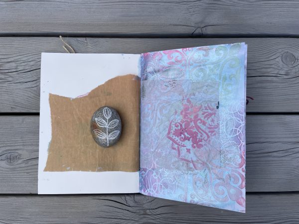 Art journal/konstdagbok A lovely day - Bild 6