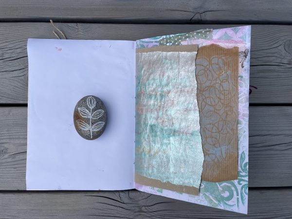 Art journal/konstdagbok A lovely day - Bild 5