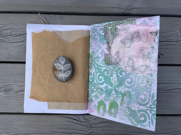 Art journal/konstdagbok A lovely day - Bild 7