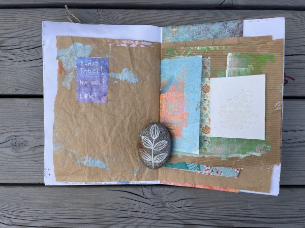 Art journal/konstdagbok A lovely day - Bild 8