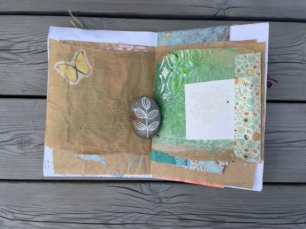 Art journal/konstdagbok A lovely day - Bild 9