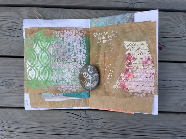 Art journal/konstdagbok A lovely day - Bild 11