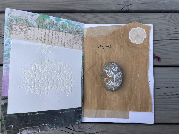 Art journal/konstdagbok A lovely day - Bild 13