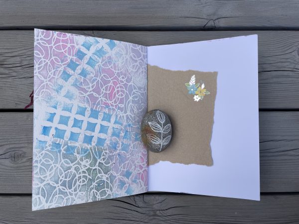 Art journal/konstdagbok A lovely day - Bild 15