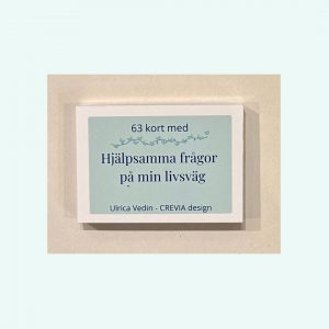Kort med Hjälpsamma frågor på min livsväg